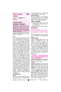 Hyoscyamine sulfate