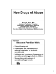 New Drugs of Abuse - OSU Center for Continuing Medical Education