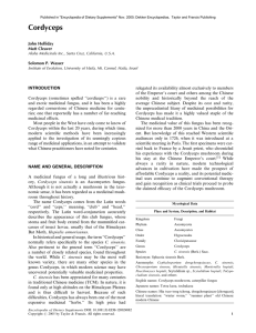 Cordyceps - Aloha Medicinals