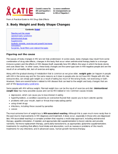 3. Body Weight and Body Shape Changes