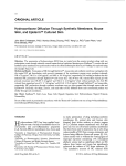 Hydrocortisone Diffusion Through Synthetic Membrane