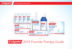 2012 Fluoride Therapy Guide
