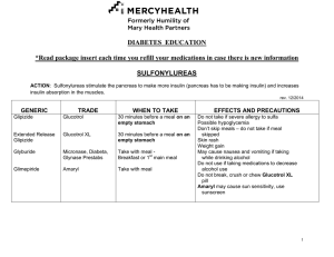Medication Sheet