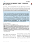 Utilisation and Off-Label Prescriptions of Respiratory