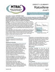 Raloxifene - Centre for Medicines Optimisation