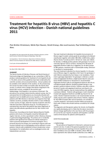 (HBV) and hepatitis C virus (HCV) infection