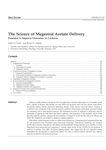 The Science of Megestrol Acetate Delivery | SpringerLink