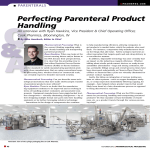 Perfecting Parenteral Product Handling