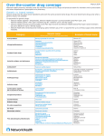 Over-the-counter drug coverage