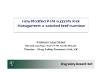 How Modified PEM supports Risk Management: a