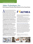 Althea Technologies, Inc. - BioProcess International