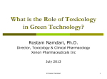 Toxicology - GreenTech Exchange