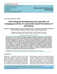 Technological development and evaluation on sialagogue activity of