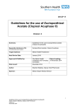 Guidelines for the use of Zuclopenthixol Acetate