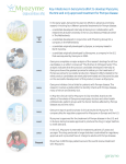 Key milestones in Genzyme`s e ort to develop Myozyme, the rst and