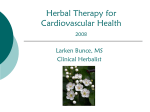 Herbs for Cardiovascular Health