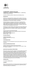 CLENBUTEROL TABLETS 40mcg/tab