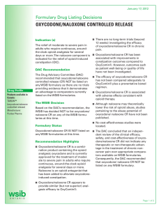 oxycodone/naloxone controlled release