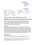 Morphine Sulfate Hydromorphone Oxymorphone