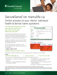 SecureServe® on manulife.ca