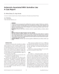 Anisocoria Associated With Sertraline Use: A