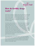 How do fertility drugs work?