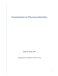 Foundations in Pharmacokinetics