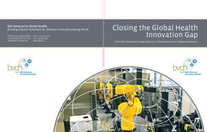 Closing the Global Health Innovation Gap