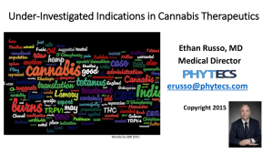 Under-Investigated Indications in Cannabis Therapeutics