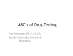 ABC`s of Drug Testing
