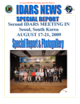 2nd IDARS Special Conference Report