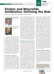 Statins and Macrolide Antibiotics: Defining the Risk