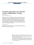 Treatment Approaches for Interstitial Cystitis: Multimodality Therapy