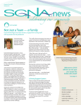 SGNA News member spotlight,quarter one, 2012