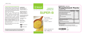 Super B - GNLD NeoLife: The Better Health Club