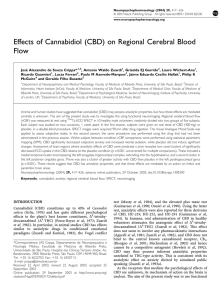 Effects of Cannabidiol (CBD) on Regional Cerebral Blood Flow