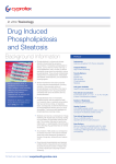 Drug Induced Phospholipidosis and Steatosis