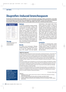 Ibuprofen-induced bronchospasm