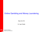 Online Gambling and Money Laundering