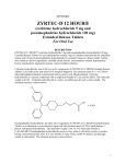 ZYRTEC-D 12 HOUR   (cetirizine hydrochloride 5 mg and