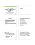 A How-To Guide: Evaluating Surrogate Endpoints in Oncology Trials Faculty Disclosures