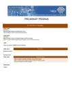 PRELIMINARY PROGRAM 21/10/2014 Tuesday