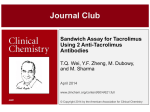 Journal Club - Clinical Chemistry