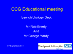 George Yardy Consultant Urologist The Ipswich Hospital NHS Trust