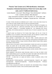 Phenolic Total Content and LC-MS Identification