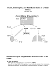 Acid-Base Physiology