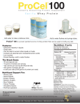 Vanilla Whey Protein Nutrition Facts