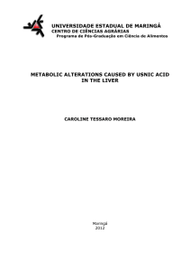 universidade estadual de maringá metabolic alterations caused by