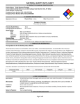 material safety data sheet