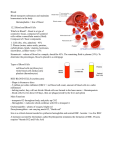 Blood Blood transports substances and maintains homeostasis in